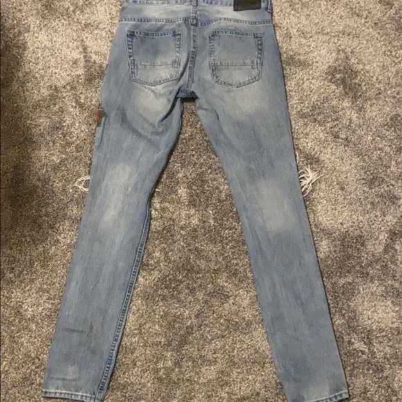 PacSun Stacked Skinny Vertical Stretch Jeans - Picture 2 of 2